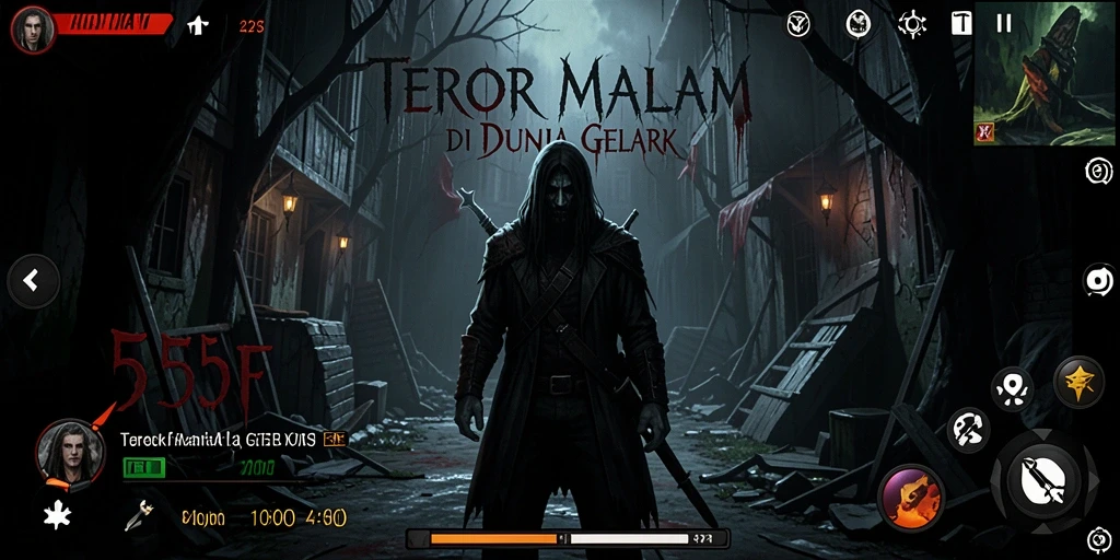 Gameplay mencekam dengan elemen horor yang menegangkan.