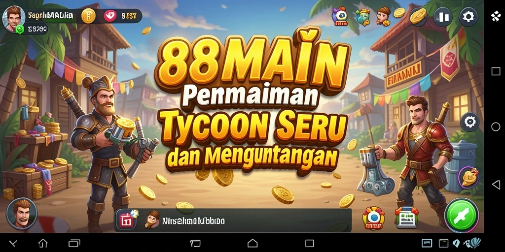 Tampilan gameplay 88MAIN yang menantang dalam dunia Tycoon.