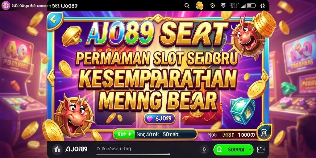Tampilan menarik dari gameplay AJO89 yang penuh warna.