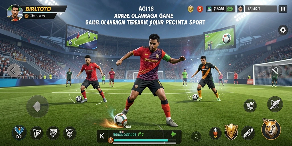 Gameplay BIRUTOTO yang menarik dengan berbagai pilihan olahraga.