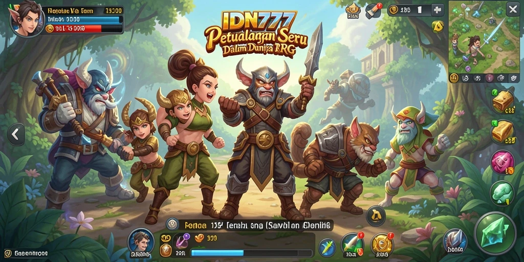 Tampilan menarik dari gameplay RPG yang seru.