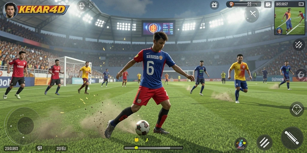 Tampilan gameplay seru dan penuh aksi di KEKAR4D.