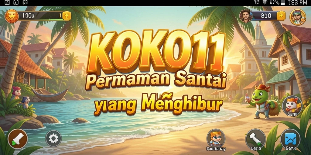 Screenshot gameplay KOKO11 menampilkan keseruan dalam bermain.