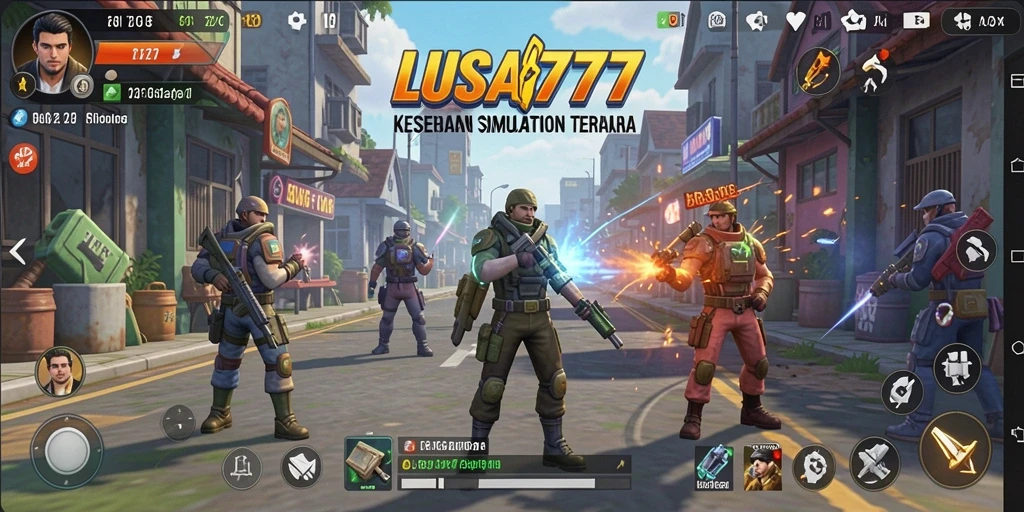 Screenshot utama LUSA777 menampilkan gameplay Simulation yang menarik dan interaktif.