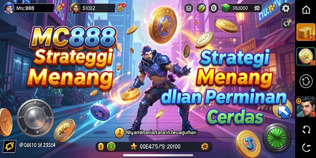 Tangkapan layar dari gameplay MC888 yang menunjukkan strategi yang mendebarkan.