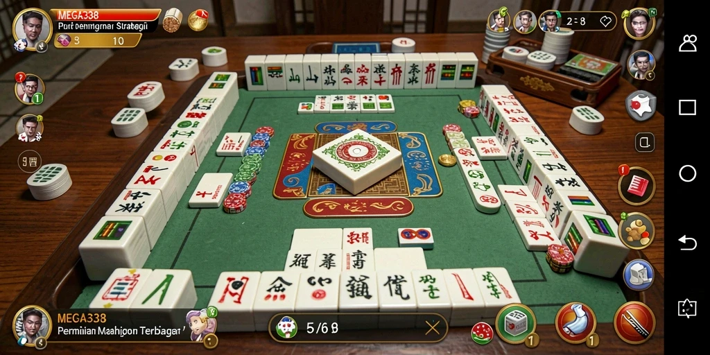 Tampilan menarik dari gameplay Mahjong di MEGA338 yang mengasyikkan.