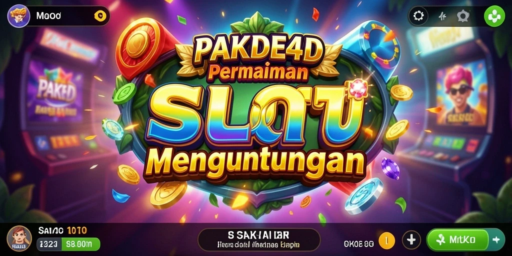Screenshot PAKDE4D menampilkan grafik slot yang menarik dan gameplay yang mendebarkan.