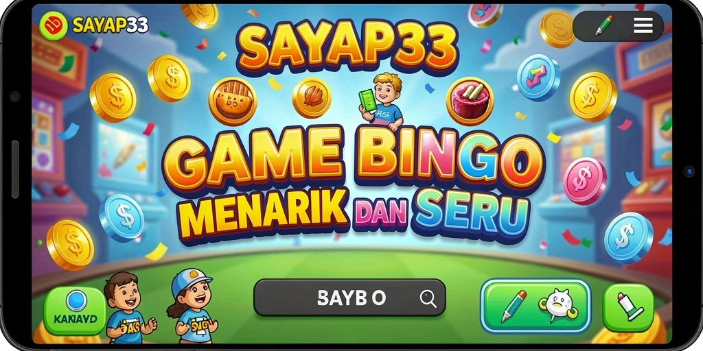 Gameplay menarik dari aplikasi Bingo SAYAP33.
