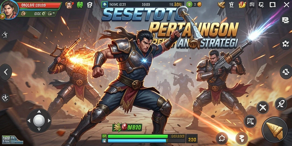 Gameplay seru SESETOTO dengan pertarungan dinamis.