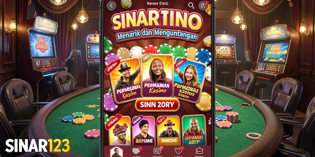 Tampilan gameplay kasino SINAR123 yang menarik dan interaktif.