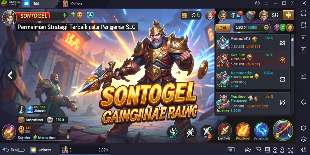 Gameplay mendebarkan dengan strategi mendalam.