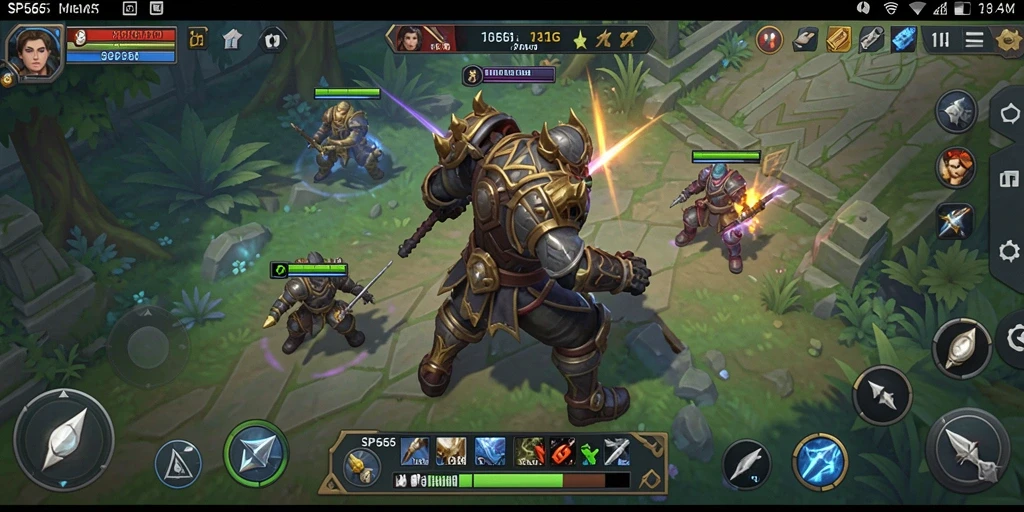Tangkapan layar gameplay SP666 yang memukau dan penuh aksi.